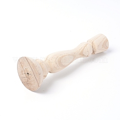 Natural Wood Candle Holders&nbsp;LS-DJEW-WH0033-15