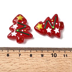 Christmas Theme Handmade Lampwork Beads&nbsp;LAMP-I027-07W