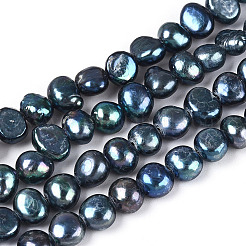 Natural Cultured Freshwater Pearl Beads Strands&nbsp;PEAR-I004-01C