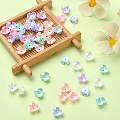 Resin Imitation Pearl Bead Caps&nbsp;RESI-YW0001-26