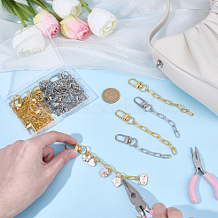 30Pcs 2 Colors Alloy Swivel Clasps&nbsp;HJEW-BM0001-20