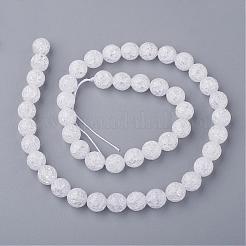 Synthetic Crackle Quartz Beads Strands&nbsp;G-SF8MM-44