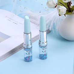 Lipstick Shape Empty Tube Black Ink Ballpoint Pens&nbsp;DIY-H123-A02
