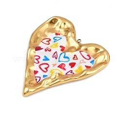 Printed 304 Stainless Steel Pendants&nbsp;X-STAS-I352-24G-02