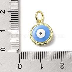 Brass Enamel Charms&nbsp;KK-E092-14G-04