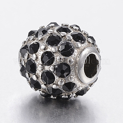 304 Stainless Steel Rhinestone Beads&nbsp;STAS-F150-025AS-01