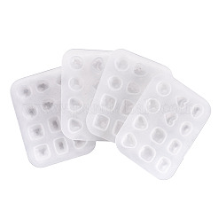 4Pcs 2 Styles DIY Earring Silicone Molds&nbsp;DIY-TADJ0001-17