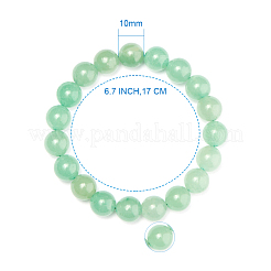 Natural Green Aventurine Round Beads Stretch Bracelets&nbsp;BJEW-PH0001-10mm-24