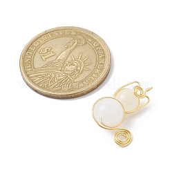 Imitation Jade Glass Beads Pendants&nbsp;PALLOY-JF02480-02