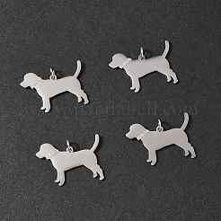 4Pcs 304 Stainless Steel Pendants&nbsp;STAS-FS0002-01A