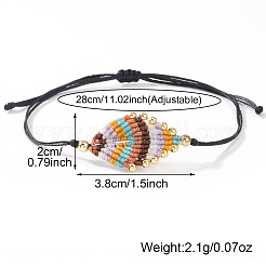Ethnic & Bohemian Style Synthetic Fiber & Polyester Thread Braided Bracelets for Women&nbsp;AV8551-1