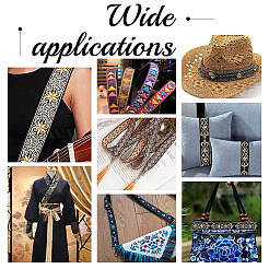 Polyester Lace Trim&nbsp;OCOR-WH0068-52B