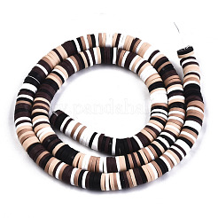 Handmade Polymer Clay Beads Strands&nbsp;CLAY-R089-6mm-090