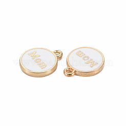 Mother's Day Alloy Enamel Charms&nbsp;ENAM-T016-11E-RS