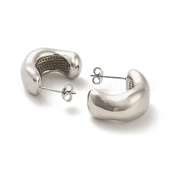 Rack Plating Brass Stud Earrings&nbsp;EJEW-M240-08P