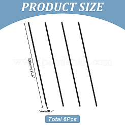 Carbon Fiber Pultruded Bars&nbsp;AJEW-WH0410-188