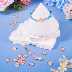 26Pcs Alloy Enamel Letter A~Z Connector Charms&nbsp;FIND-TAC0028-14C