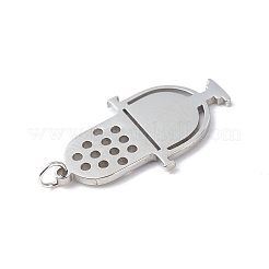 Non-Tarnish 304 Stainless Steel Pendants&nbsp;LS-STAS-F279-02B