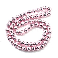 Electroplated Synthetic Non-magnetic Hematite Beads Strands&nbsp;G-B132-B01-01