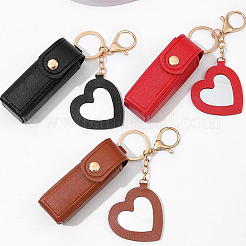 4Pcs 4 Colors PU Leather Lipstick Storage Bags&nbsp;AJEW-SC0003-95A