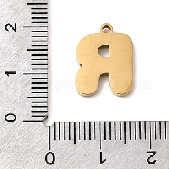 304 Stainless Steel Pendants&nbsp;STAS-K297-09R-G