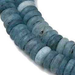 Frosted Dyed Natural White Jade Beads Strands&nbsp;G-K389-C43-01A-01