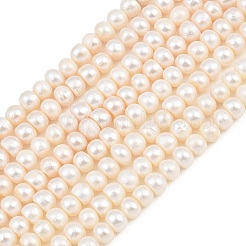 Natural Cultured Freshwater Pearl Beads Strands&nbsp;PA-CBAFEE8-17F