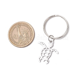Ocean Theme 304 Stainless Steel Keychains&nbsp;KEYC-JKC01213-08