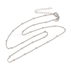 Brass Satellite Chain Necklaces&nbsp;NJEW-B119-03P