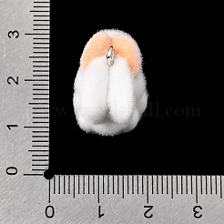 Flocking Opaque Resin Pendants&nbsp;RESI-G128-01R