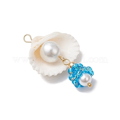 Marine Organism Glass Pendants&nbsp;PALLOY-MZ00700-03