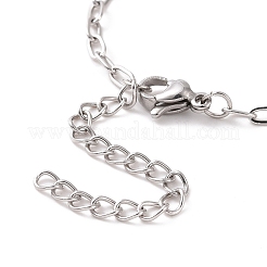 Non-Tarnish 304 Stainless Steel Cable Chain Bracelet for Men Women&nbsp;BJEW-E031-05I-P