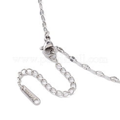 Brass Micro Pave Cubic Zirconia Pendant Necklaces&nbsp;NJEW-C039-06P