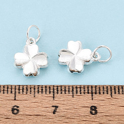 Saint Patrick's Day 925 Sterling Silver Clover Charms&nbsp;STER-T008-31S