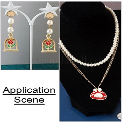 20Pcs 20 Styles Alloy Enamel Pendants&nbsp;ENAM-YW0004-12