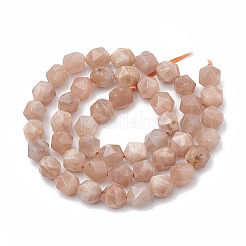 Natural Sunstone Beads Strands&nbsp;X-G-S332-6mm-008