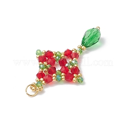 Christmas Glass Pendants&nbsp;PALLOY-MZ01051-02