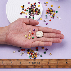 200Pcs 10 Colors Electroplate Glass Seed Beads&nbsp;SEED-CD0001-03B