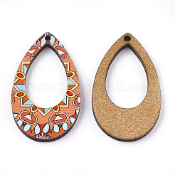 Printed Basswood Pendants&nbsp;X-WOOD-S045-001C