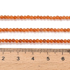 Natural Red Aventurine Beads Strands&nbsp;G-Z116-A24-2mm