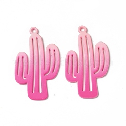 Spray Painted Alloy Charms&nbsp;PALLOY-P291-19M-03