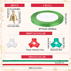 Acrylic with Plastic Christmas Candy Beading Set&nbsp;DIY-SC0026-81B