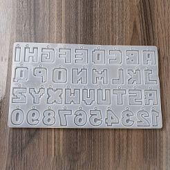 Letter & Number DIY Silicone Pendant Molds&nbsp;DIY-F139-01