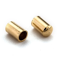 Brass Cord Ends&nbsp;KK-H759-34B-G