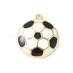Brass Enamel Pendants&nbsp;KK-K399-12G
