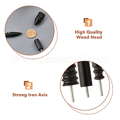 3Pcs 3 Style Sandalwood Polish Heads&nbsp;TOOL-FH0001-51