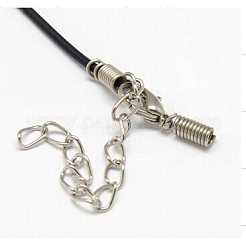Black Rubber Necklace Cord Making&nbsp;RCOR-D002-A