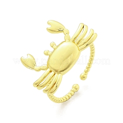 Brass Cuff Rings for Women&nbsp;RJEW-C123-08C-G