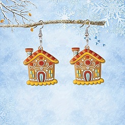 6 Pairs Acrylic Dangle Earrings&nbsp;FS-WGE6FEA-01