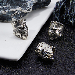 8Pcs Tibetan Style Alloy European Beads&nbsp;FIND-DC0008-33